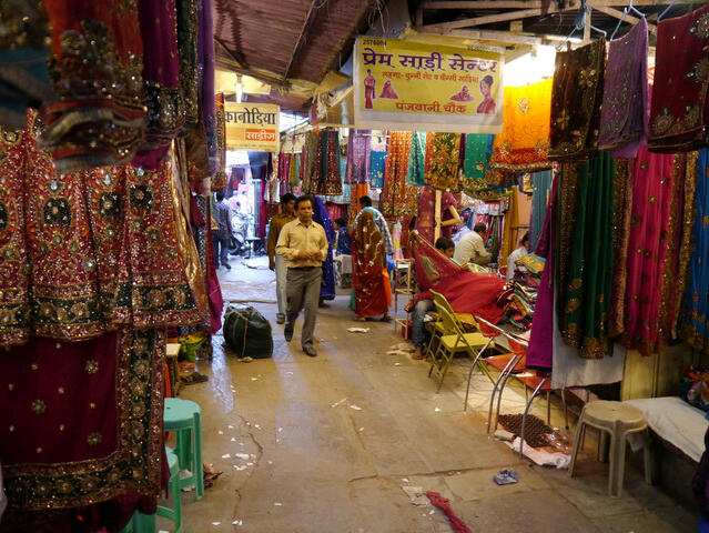 Jaipur - Stoffmarkt