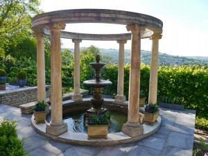 Tasburgh House Garten und Ausblick