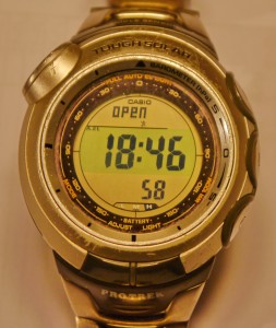 Casio PRG-120T Meldung "open"