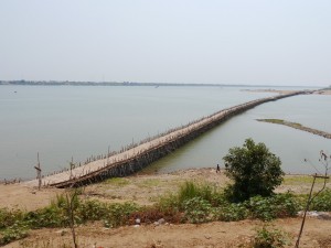 Kampong Cham: Bambusbrücke