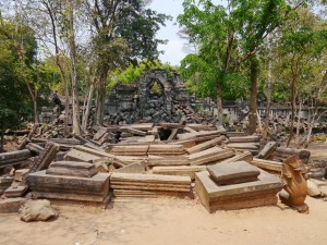 Beng Mealea bei Siem Reap Eingang