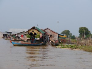 Tonle Sap: schwimmendes Fischerdorf