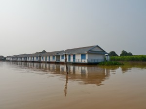 Tonle Sap: schwimmendes Fischerdorf