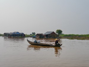 Tonle Sap: schwimmendes Fischerdorf