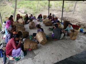 Glenburn: Teepflückerinnen beim Mittagessen