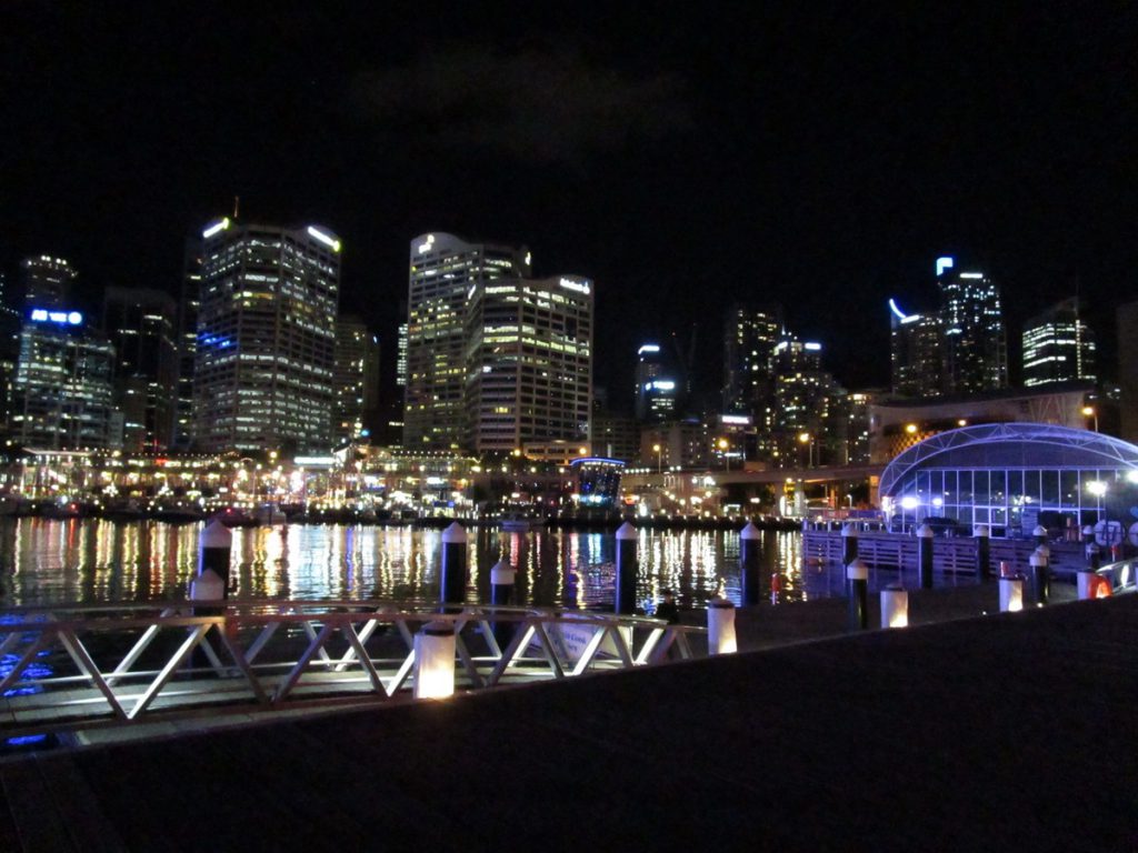 Darling Harbour bei Nacht
