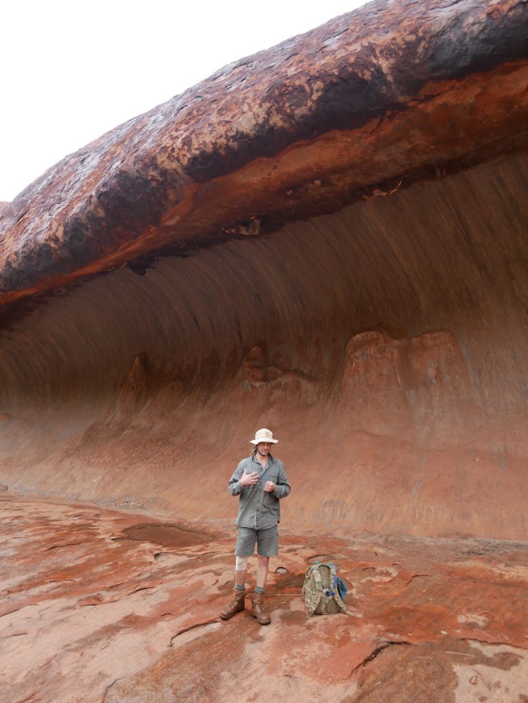 Uluru Ranger bei den Erklärungen