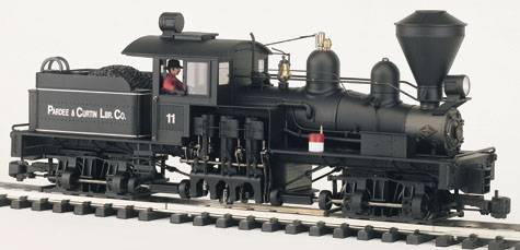 Dampflok SHAY 1:100 Fertigmodell Eisenbahn Zug Lok 